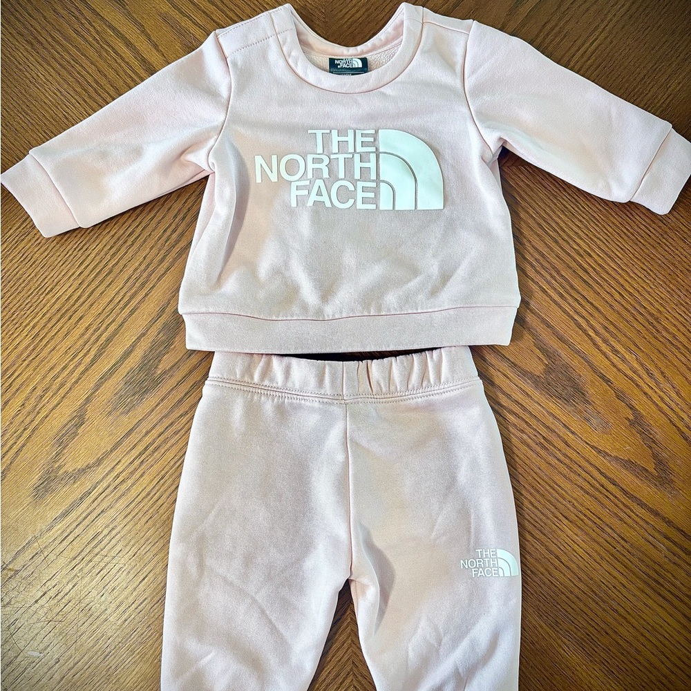 The North Face Light Pink Baby Set